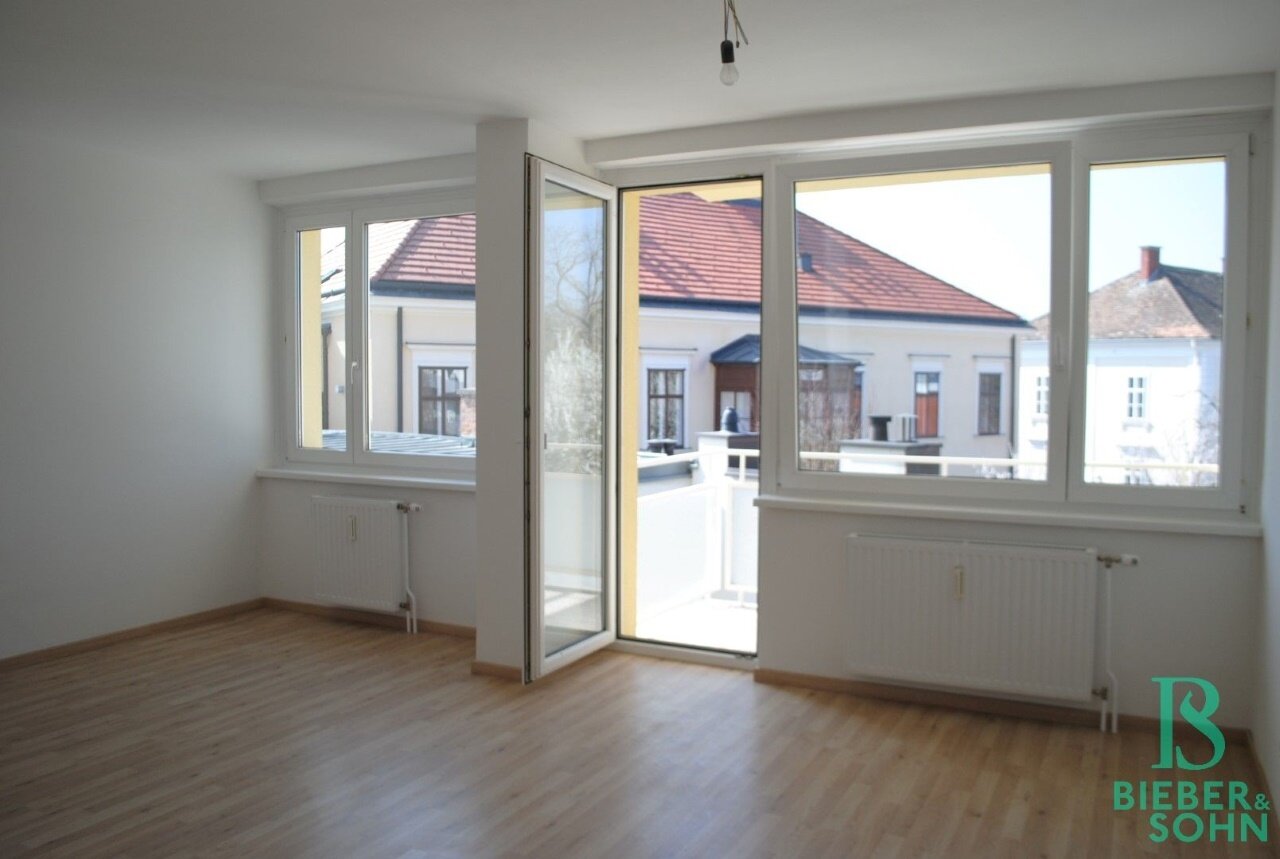 Objekt-Ansicht: Wohnzimmer / Balkon