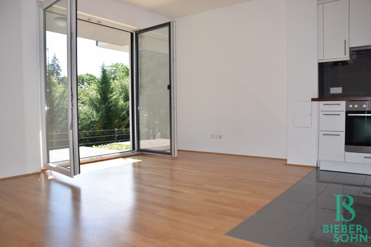 Wohnraum/Blick Terrasse Objekt-Ansicht: Wohnraum/Blick Terrasse