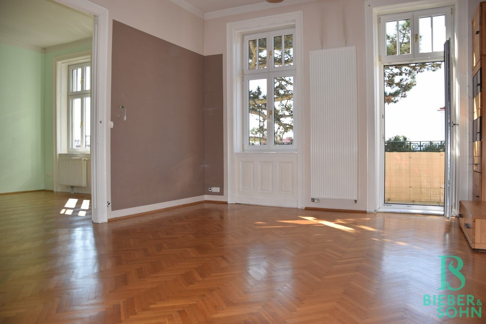 Wohnraum/Blick Zimmer 2 Objekt-Ansicht: Wohnraum/Blick Zimmer 2